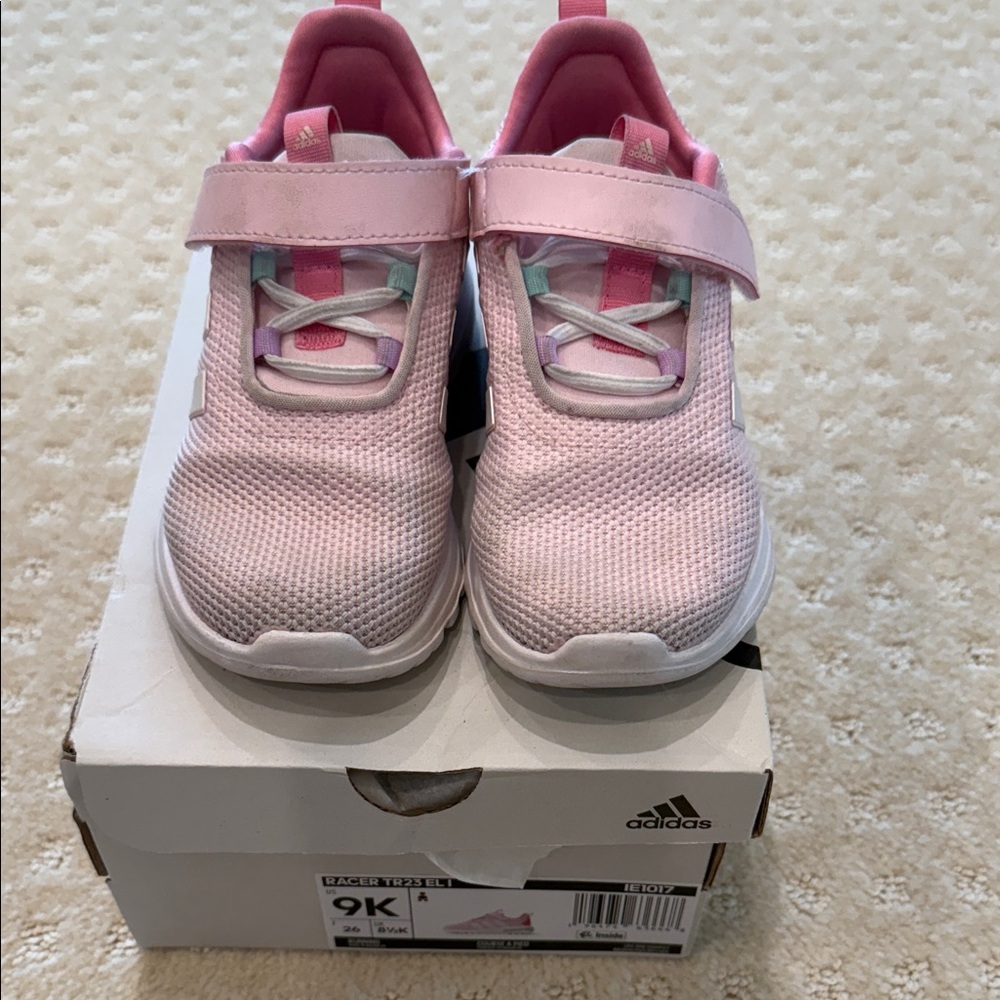 Adidas Kids Light Pink Sneakers